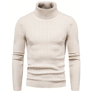 Golf slim fit z prążkowanej dzianiny