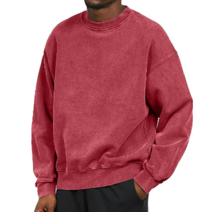 Sweter oversize z okrągłym dekoltem, dziewięć kolorów
