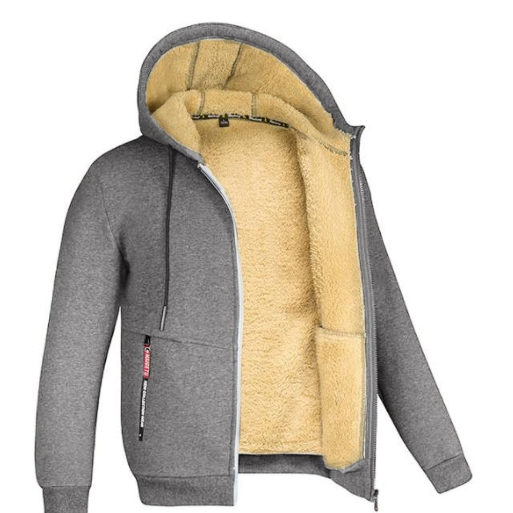 Bluza z kapturem i podszewką typu teddy, dziewięć kolorów