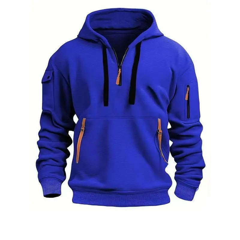 Bluza z kapturem na zamek, mieszanka bawełny