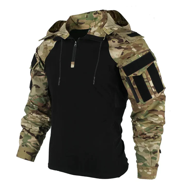 Bluza taktyczna Jasper z kapturem, krój slim fit