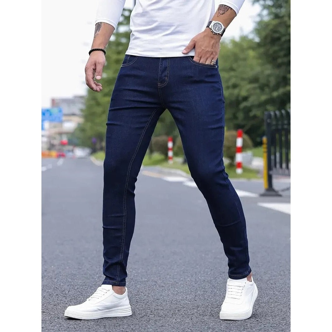 Jeansy Tom slim fit ze stretchem, cztery kolory