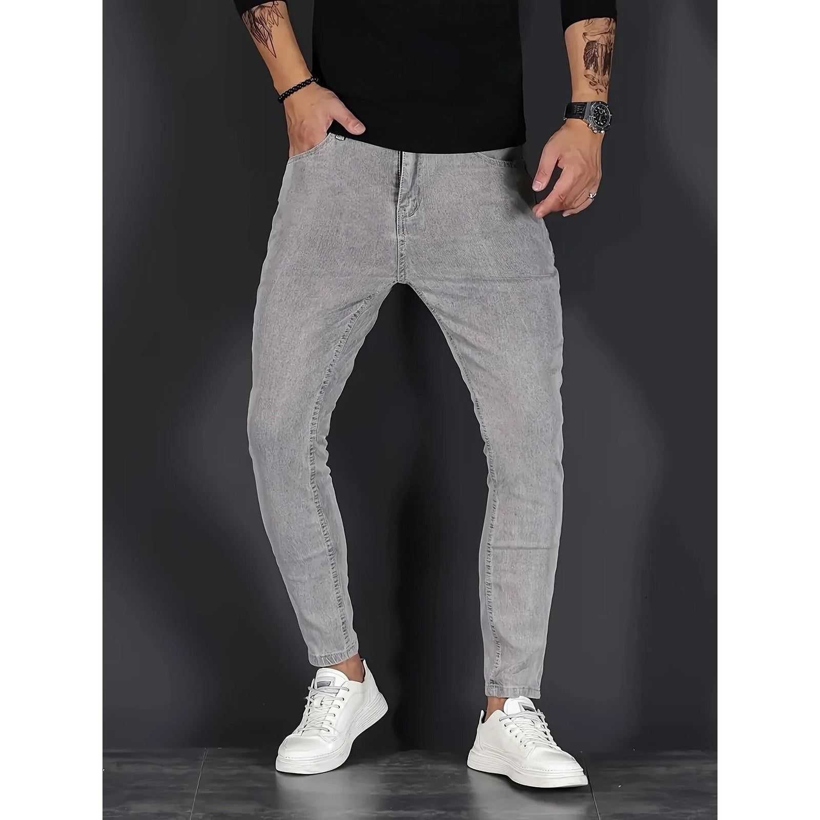 Jeansy Tom slim fit ze stretchem, cztery kolory
