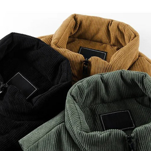 Kamizelka sztruksowa slim fit z kieszeniami
