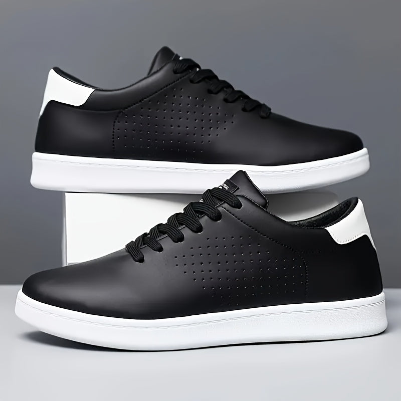 Sneakersy z perforacją, czysta i wyważona sylwetka