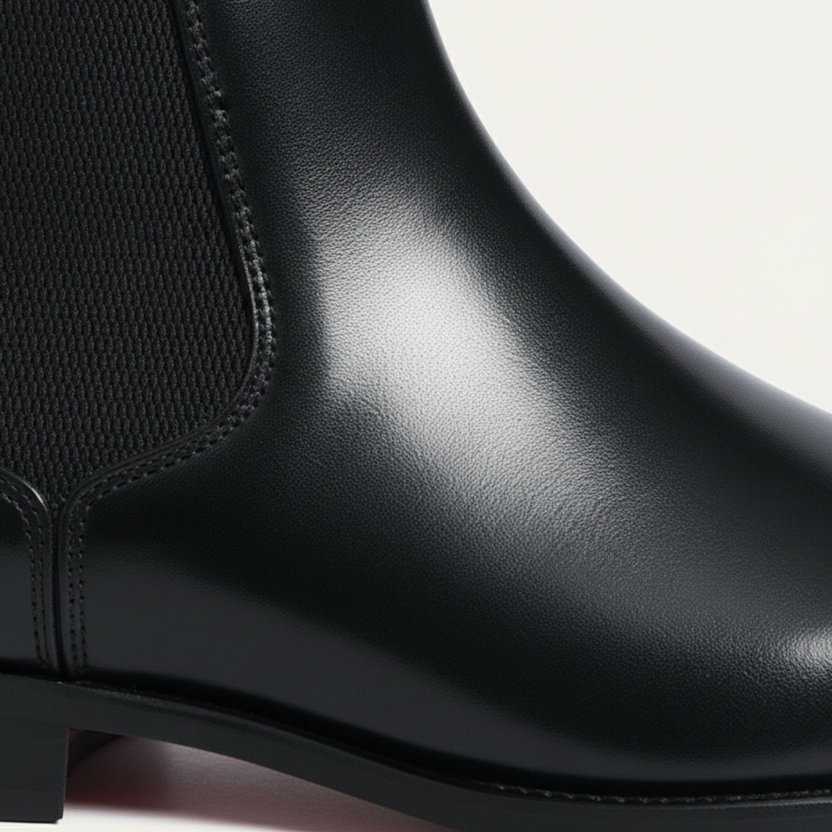 Sztyblety skórzane Savile Row, opływowa forma