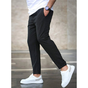Spodnie codzienne slim fit z regulowanym pasem