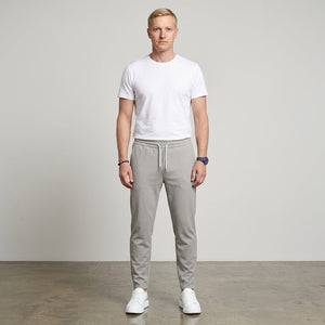 Spodnie slim fit ze sznurkiem w pasie, zwężana nogawka