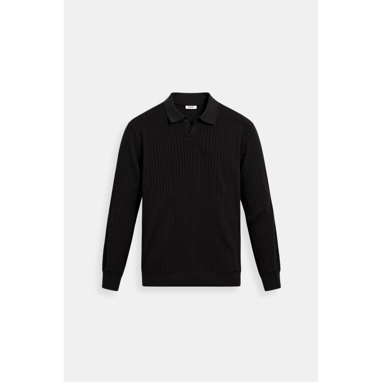 Koszulka polo z dzianiny, drobny prążek
