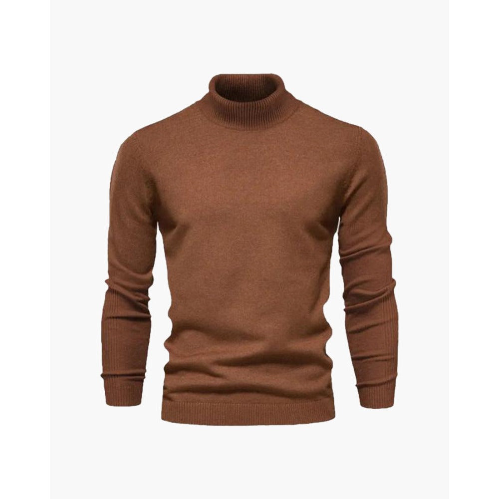 Golf Cameron slim fit, cienka miękka dzianina