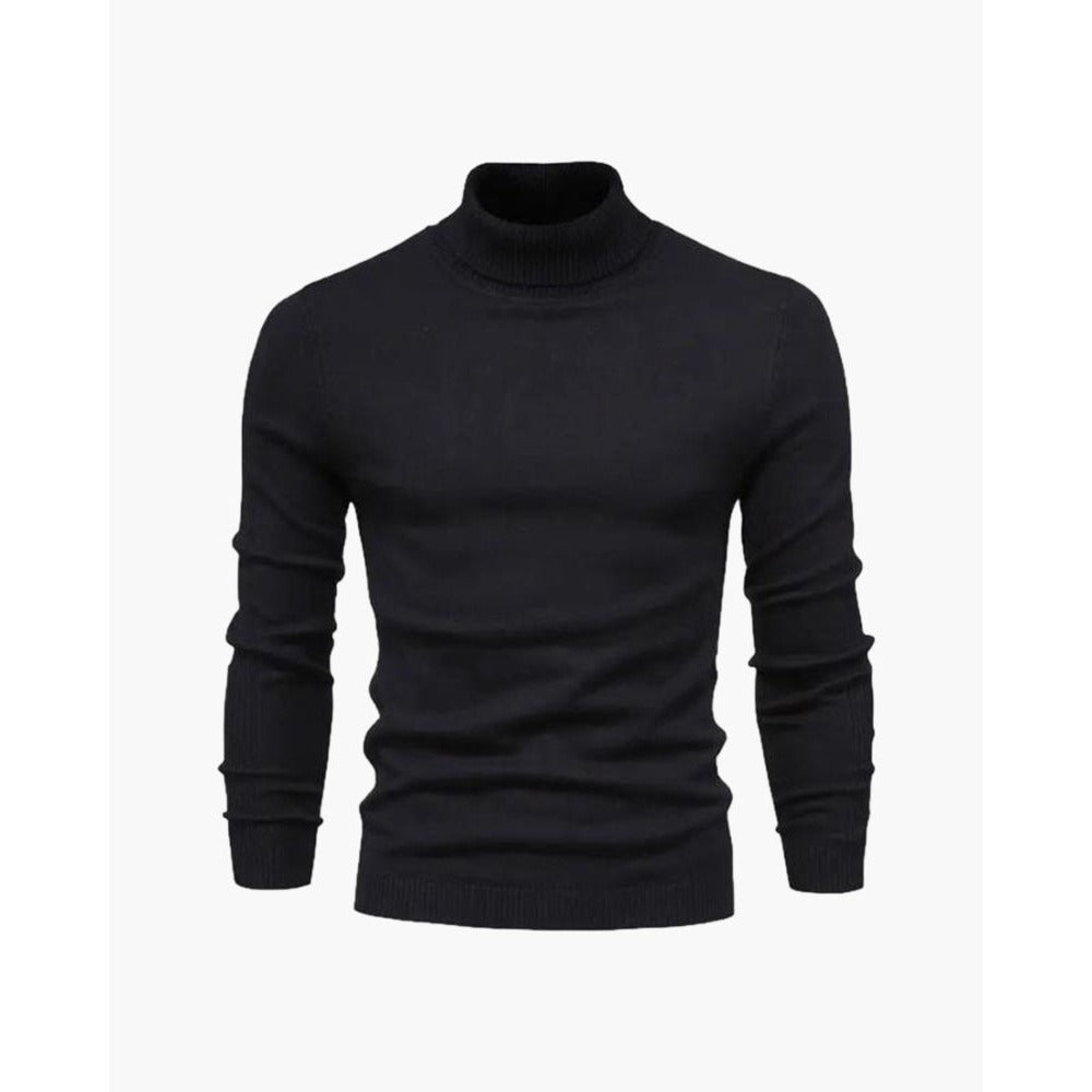 Golf Cameron slim fit, cienka miękka dzianina
