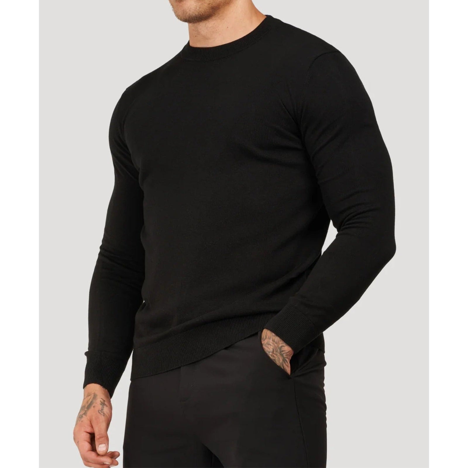 Golf z cienkiej dzianiny, dopasowany krój slim fit