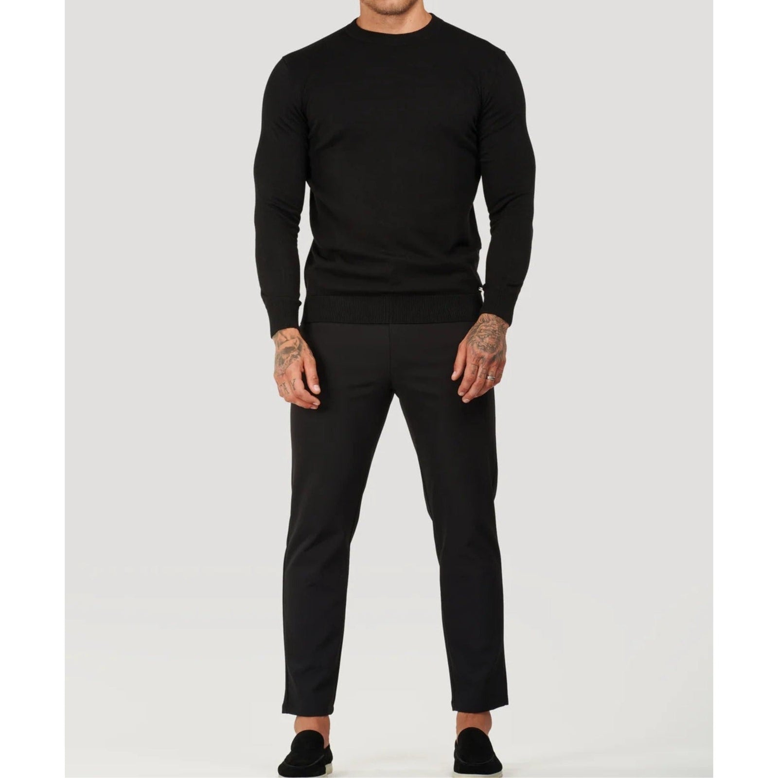 Golf z cienkiej dzianiny, dopasowany krój slim fit