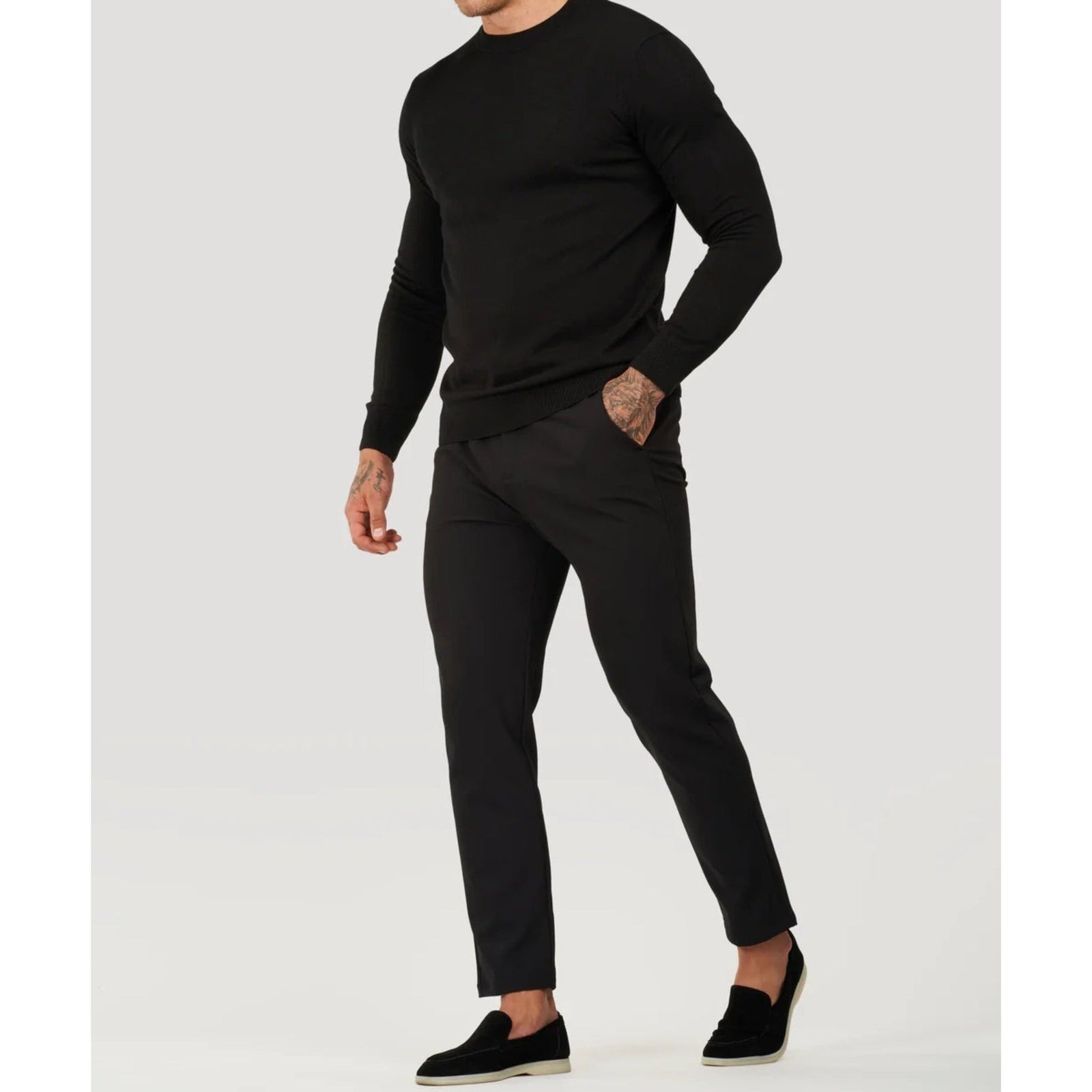 Golf z cienkiej dzianiny, dopasowany krój slim fit