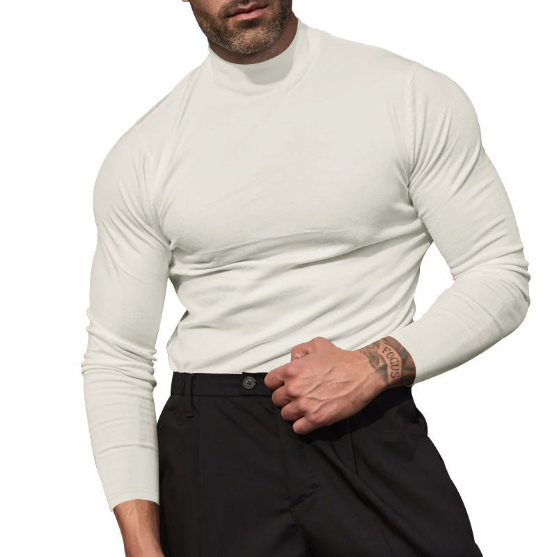 Golf z cienkiej dzianiny, dopasowany krój slim fit