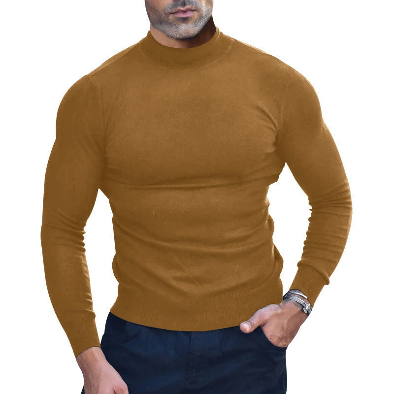 Golf z cienkiej dzianiny, dopasowany krój slim fit