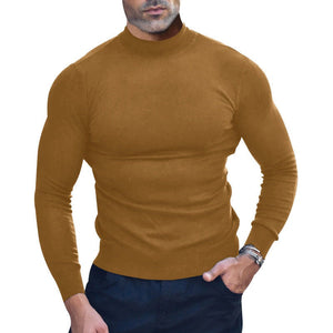 Golf z cienkiej dzianiny, dopasowany krój slim fit