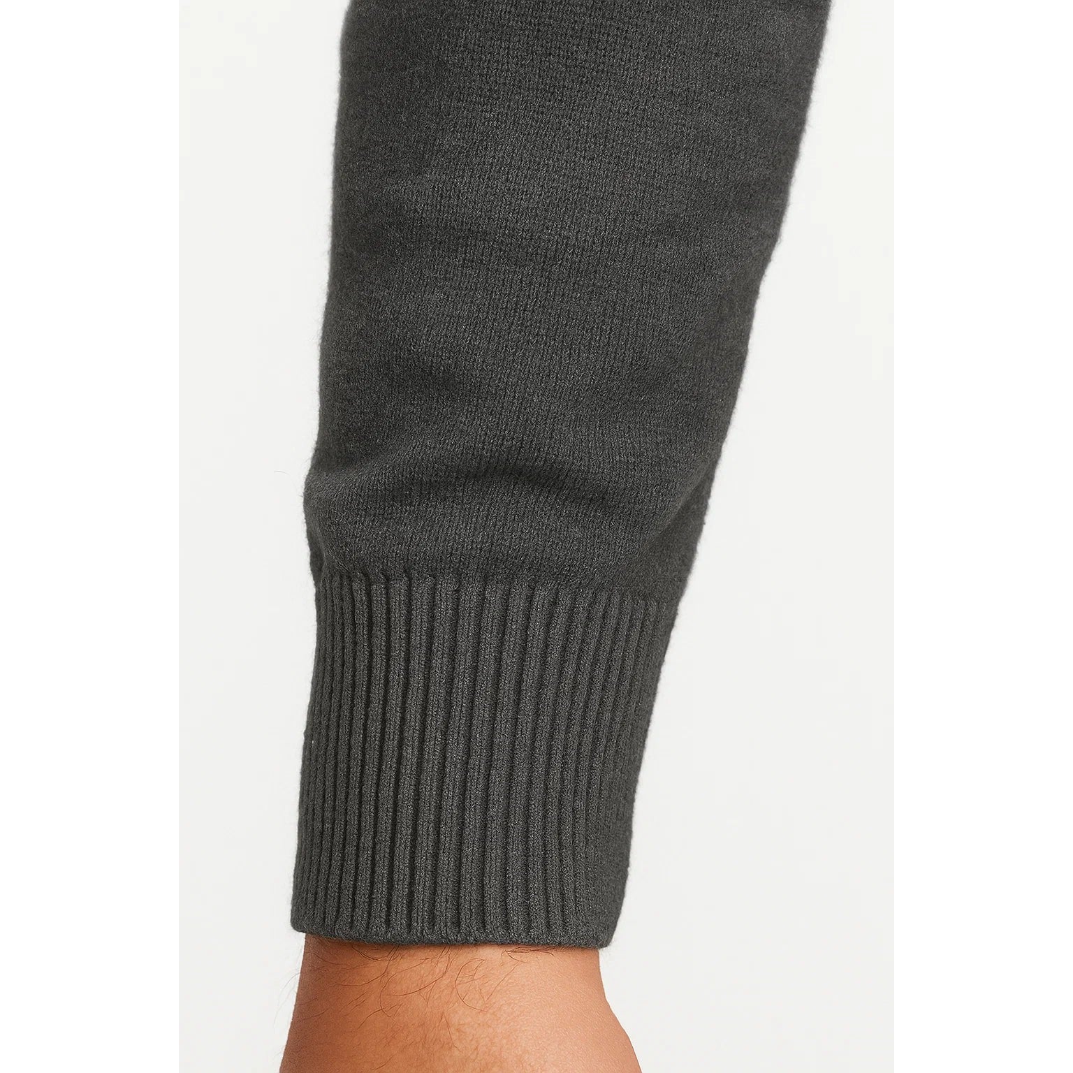 Sweter z krótkim zamkiem z mieszanki bawełny