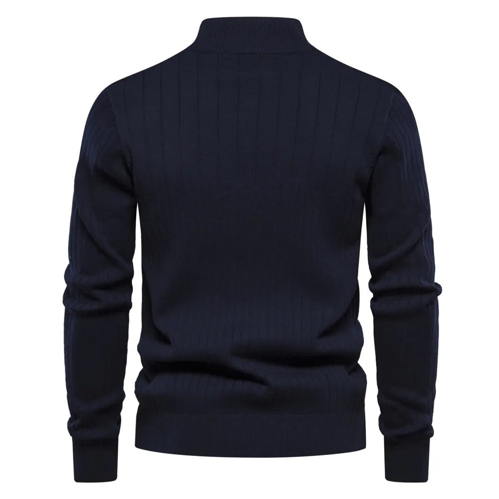 Sweter Steven z zamkiem przy kołnierzu