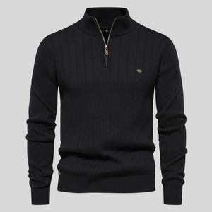 Sweter Steven z zamkiem przy kołnierzu