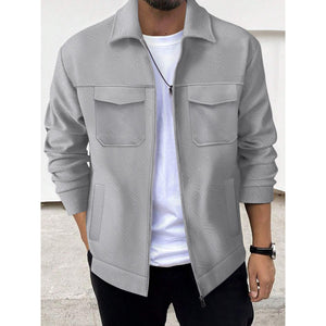 Kurtka Lucas w stylu business casual, jednolity kolor
