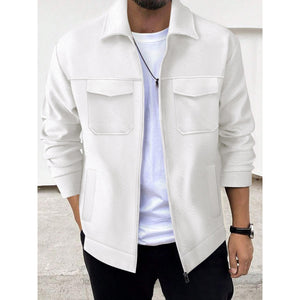 Kurtka Lucas w stylu business casual, jednolity kolor