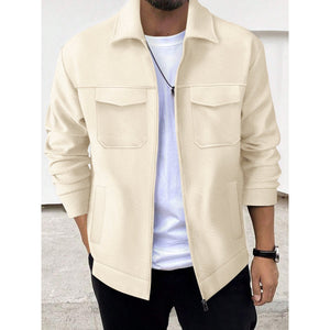 Kurtka Lucas w stylu business casual, jednolity kolor