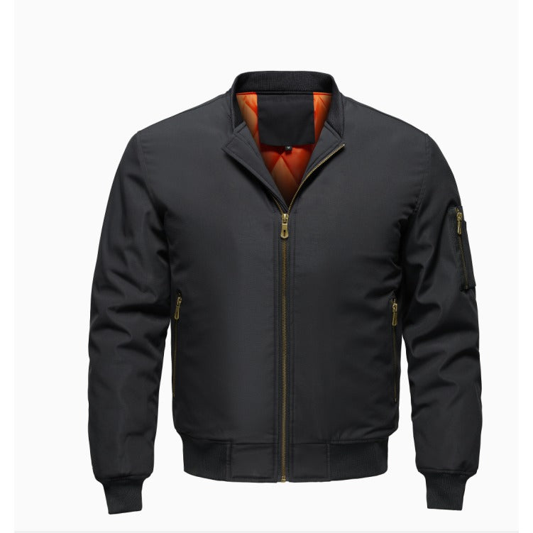 Kurtka oversize z zamkiem, minimalistyczny design
