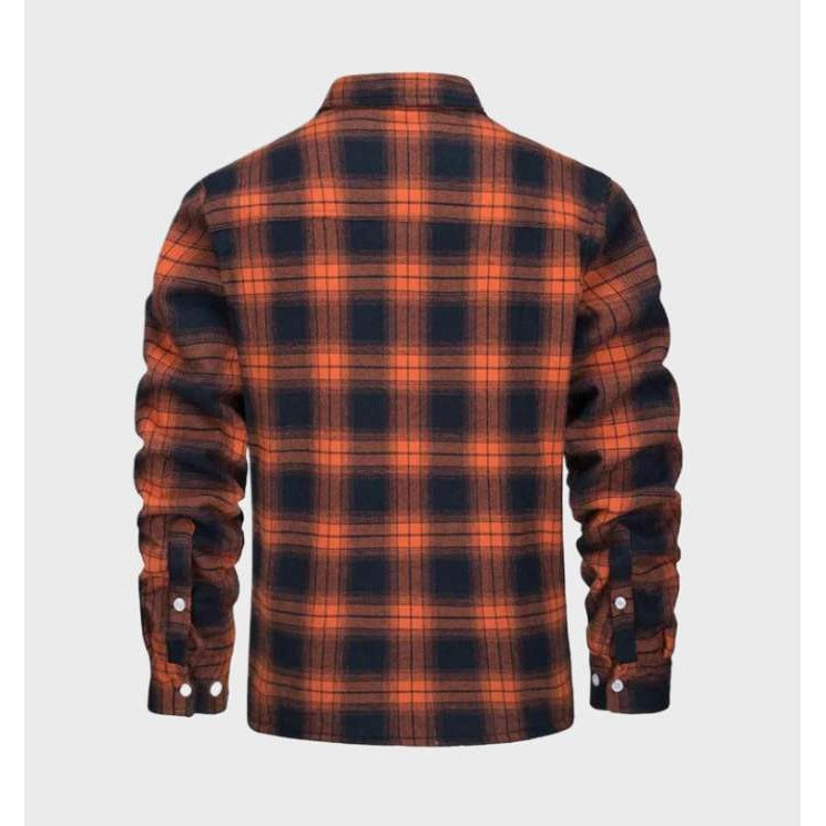 Kurtka flanelowa Jasper w stylu vintage z polarową podszewką