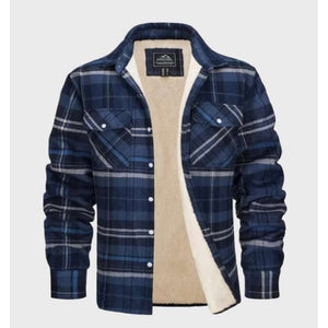 Kurtka flanelowa Jasper w stylu vintage z polarową podszewką