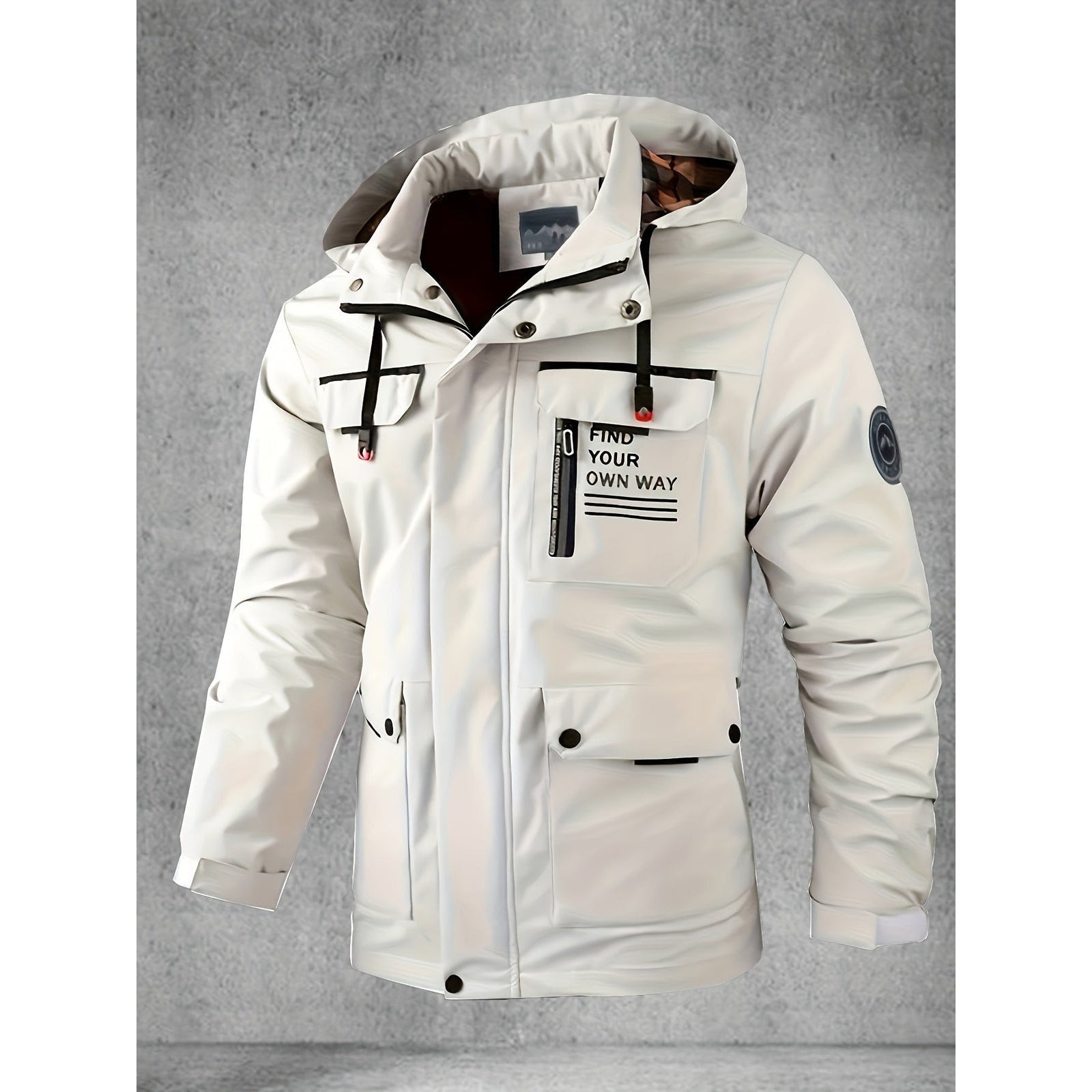 Kurtka softshell Thijs z kapturem, wodoodporna