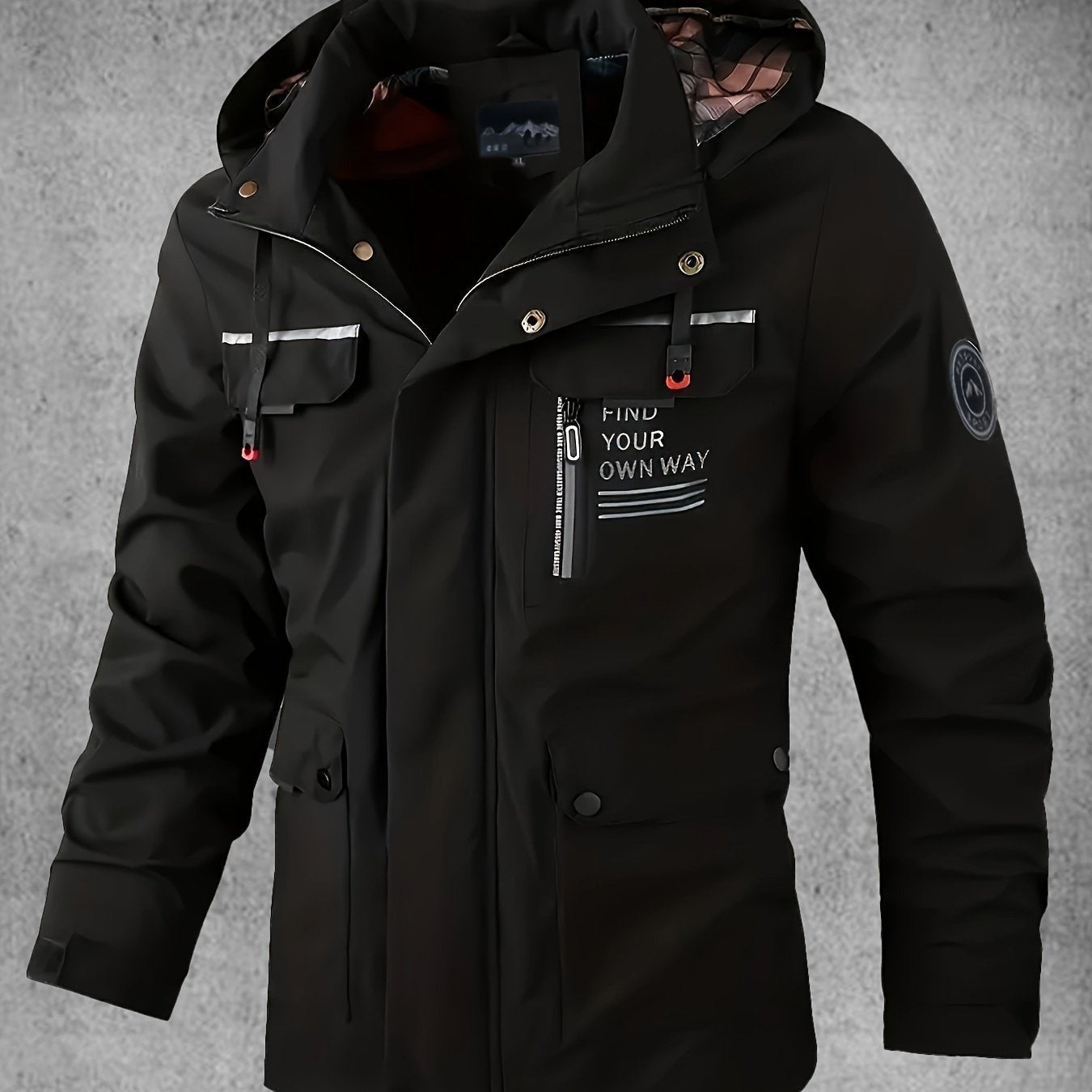 Kurtka softshell Thijs z kapturem, wodoodporna