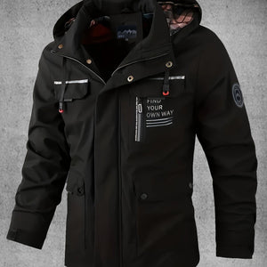 Kurtka softshell Thijs z kapturem, wodoodporna