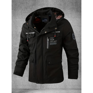 Kurtka softshell Thijs z kapturem, wodoodporna