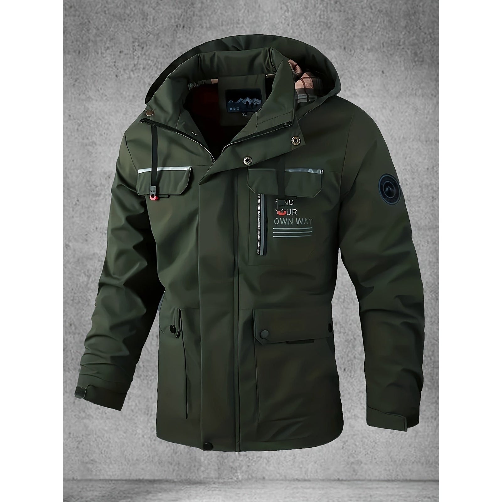 Kurtka softshell Thijs z kapturem, wodoodporna